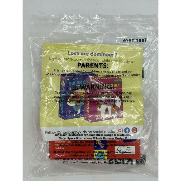Chick-Fil-A Kids Meal - Mudpuppy Outer Space Dominoes‎ Factory Sealed - Picture 2 of 2